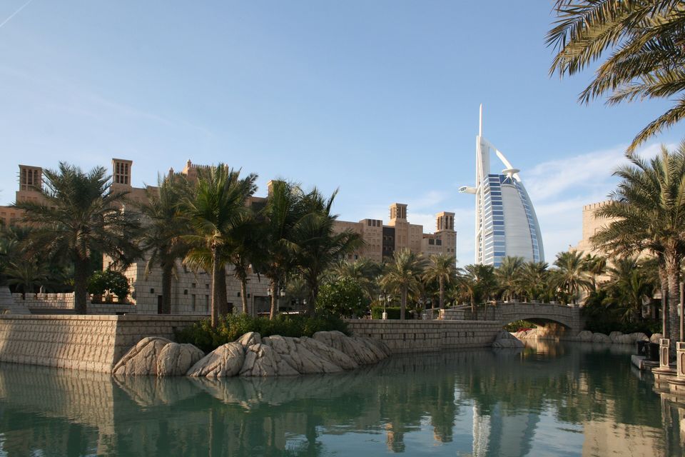Madinat Jumeirah'tan Burj Al Arab manzarası, Dubai