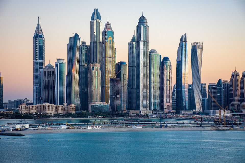 Dubai Marina gökdelenleri