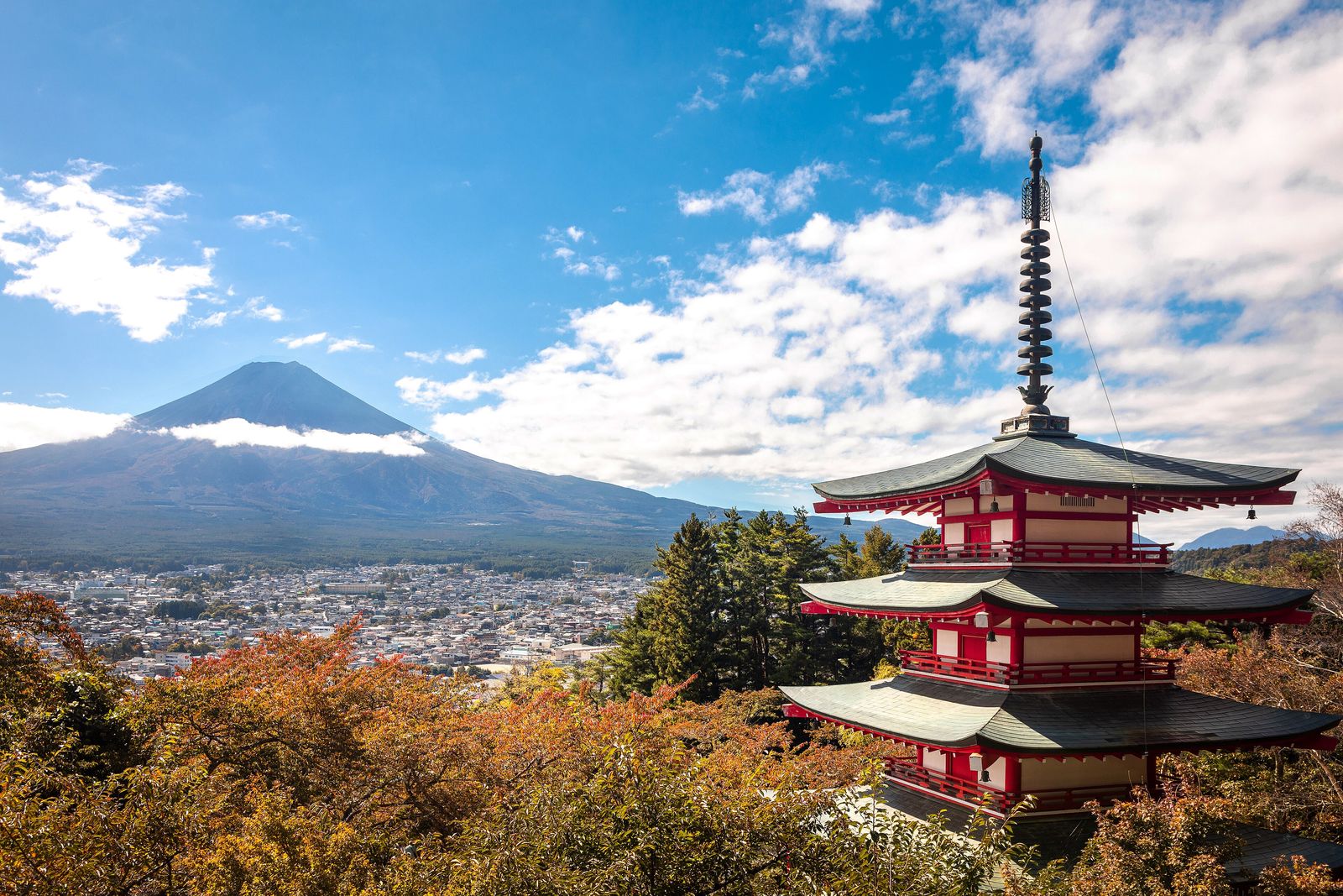 Chureito Pagodası ve Fuji Dağı, Fujiyoshida