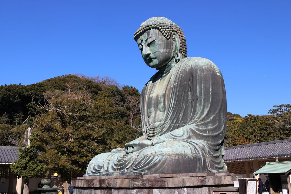 Kamakura'daki Büyük Buda (Daibutsu) heykeli