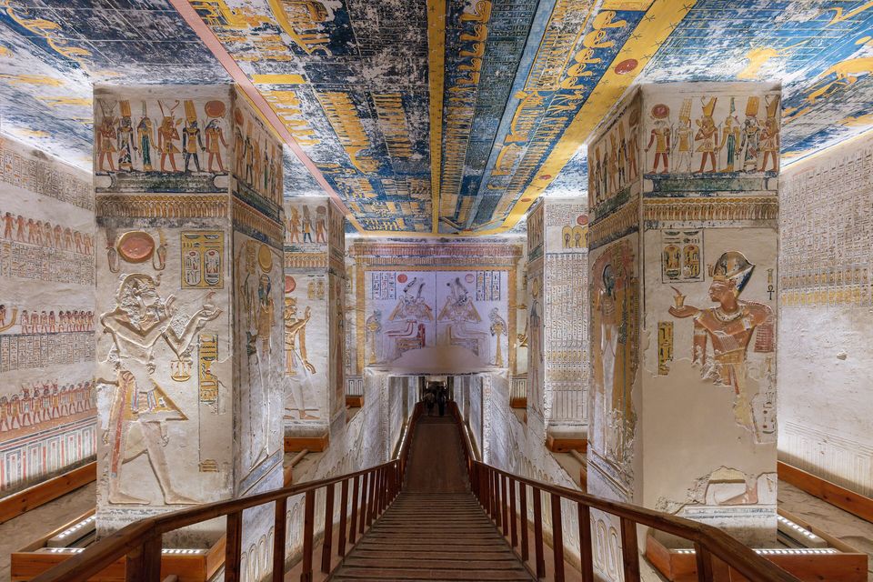 Krallar Vadisi'nde V. ve VI. Ramses'in mezarı (KV9), Luksor