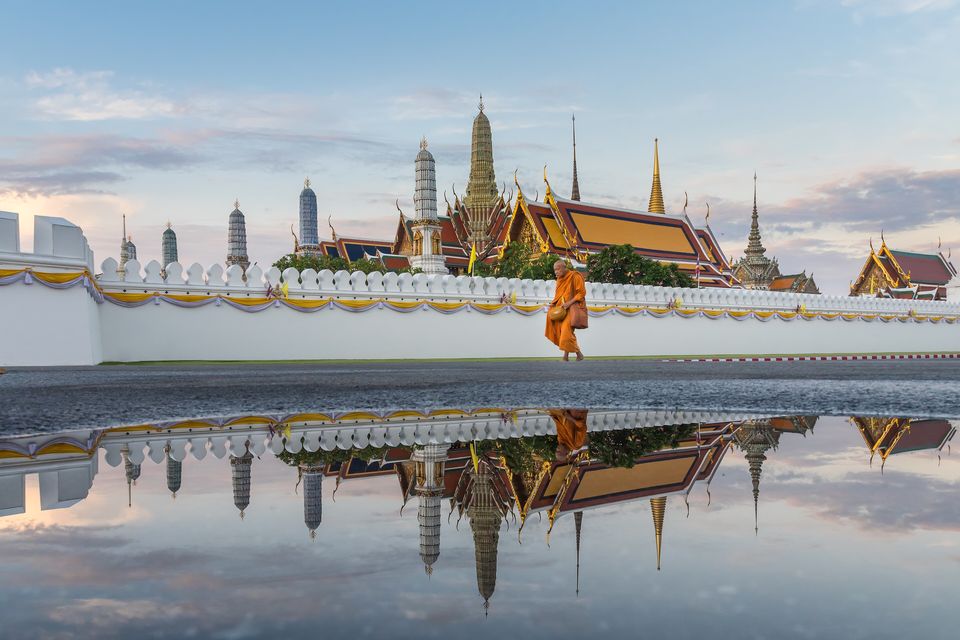 Büyük Saray'da Zümrüt Buda Tapınağı (Wat Phra Kaew), Bangkok